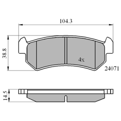 DriveTec Brake Pads DBPPAD1910