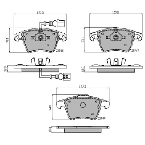 DriveTec Brake Pads DBPPAD1914