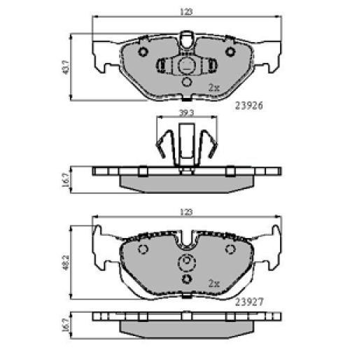 DriveTec Brake Pads DBPPAD1915