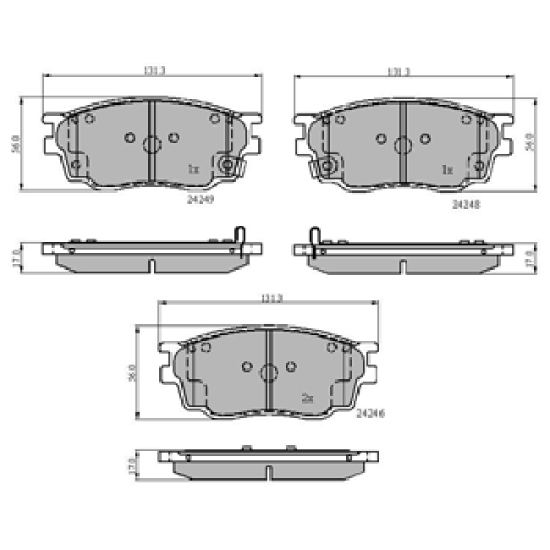 DriveTec Brake Pads DBPPAD1916