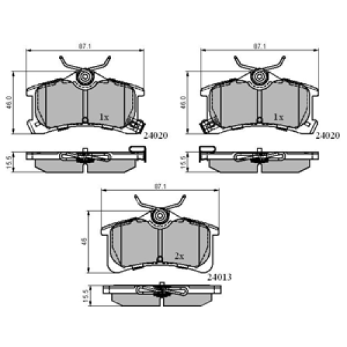 DriveTec Brake Pads DBPPAD1917
