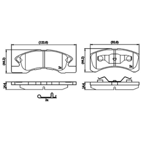 DriveTec Brake Pads DBPPAD1918