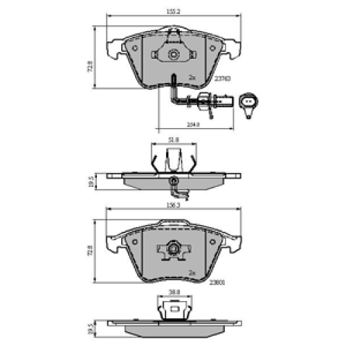 DriveTec Brake Pads DBPPAD1922