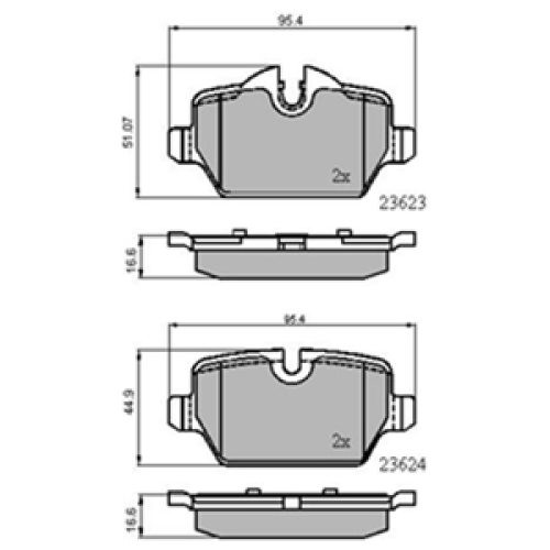 DriveTec Brake Pads DBPPAD1924