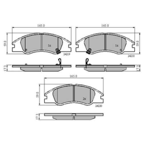 DriveTec Brake Pads DBPPAD1932