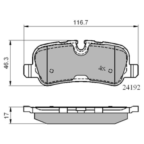DriveTec Brake Pads DBPPAD1936