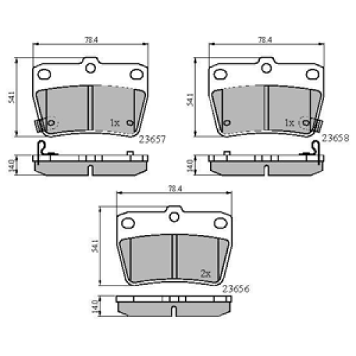 DriveTec Brake Pads DBPPAD1942