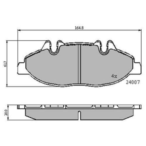 DriveTec Brake Pads DBPPAD1947