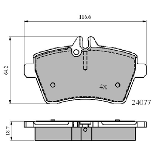 DriveTec Brake Pads DBPPAD1948