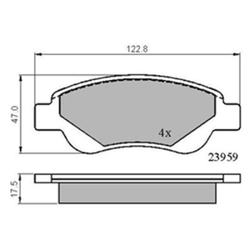 DriveTec Brake Pads DBPPAD1949