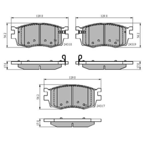 DriveTec Brake Pads DBPPAD1951