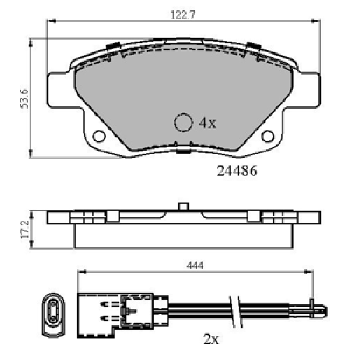 DriveTec Brake Pads DBPPAD1955