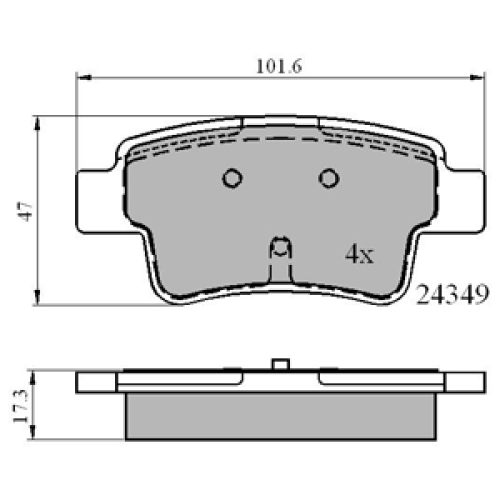 DriveTec Brake Pads DBPPAD1965
