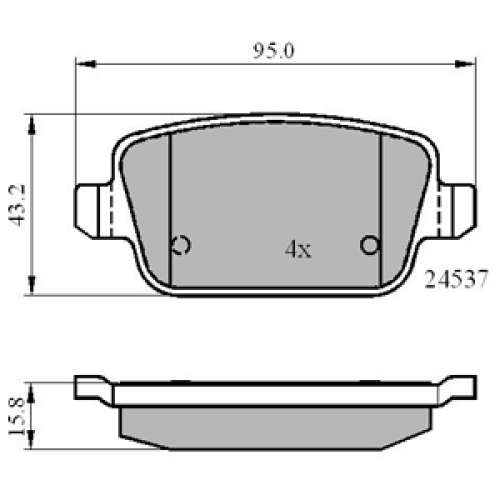 DriveTec Brake Pads DBPPAD1969