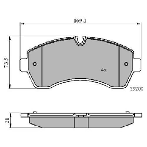 DriveTec Brake Pads DBPPAD1981