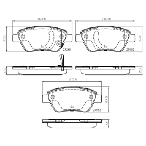 DriveTec Brake Pads DBPPAD1989