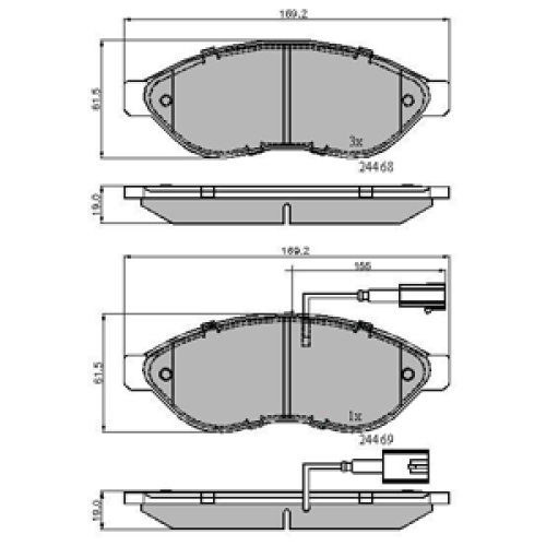 DriveTec Brake Pads DBPPAD1992