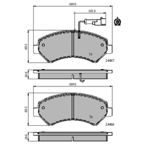 DriveTec Brake Pads DBPPAD1993