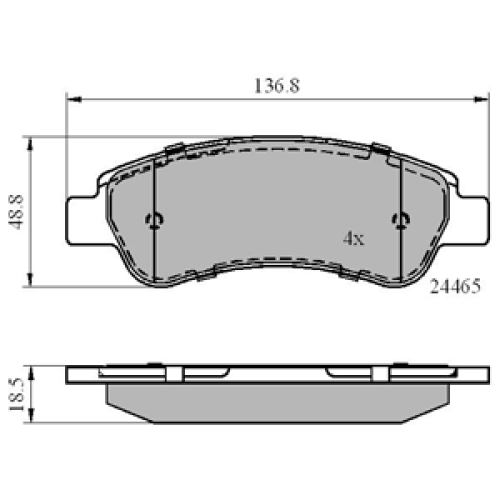 DriveTec Brake Pads DBPPAD1994