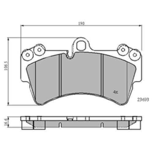 DriveTec Brake Pads DBPPAD1997