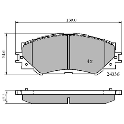 DriveTec Brake Pads DBPPAD2002
