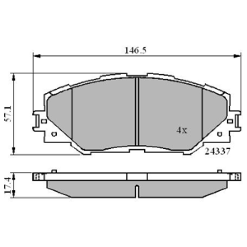 DriveTec Brake Pads DBPPAD2003