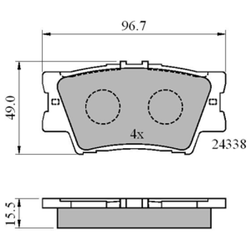 DriveTec Brake Pads DBPPAD2004