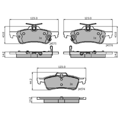 DriveTec Brake Pads DBPPAD2007