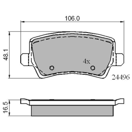 DriveTec Brake Pads DBPPAD2008