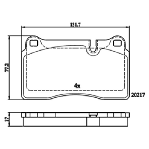 DriveTec Brake Pads DBPPAD2009