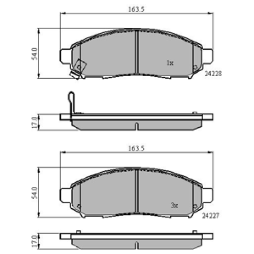 DriveTec Brake Pads DBPPAD2011