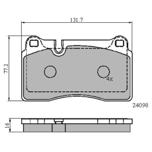 DriveTec Brake Pads DBPPAD2012