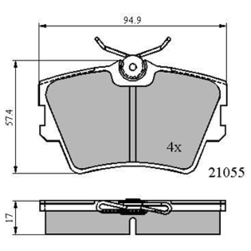 DriveTec Brake Pads DBPPAD2019