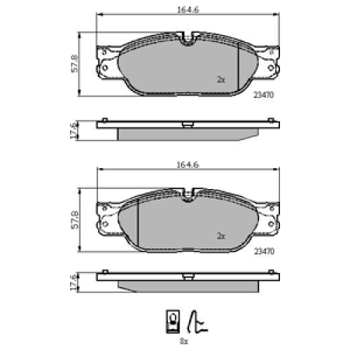 DriveTec Brake Pads DBPPAD2020
