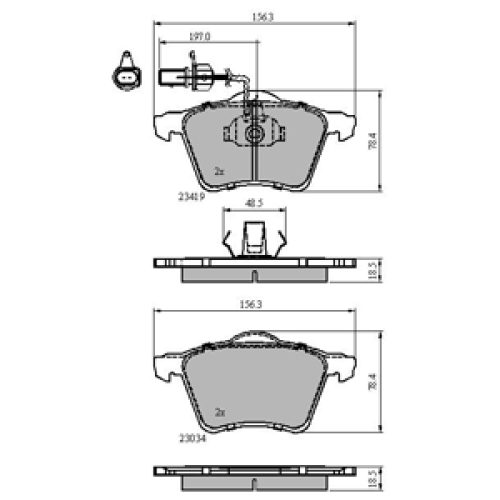 DriveTec Brake Pads DBPPAD2021