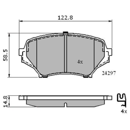 DriveTec Brake Pads DBPPAD2026