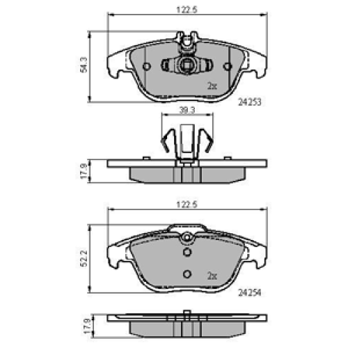 DriveTec Brake Pads DBPPAD2029