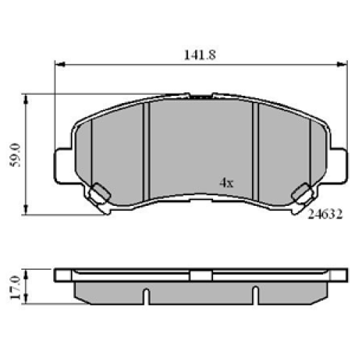 DriveTec Brake Pads DBPPAD2031