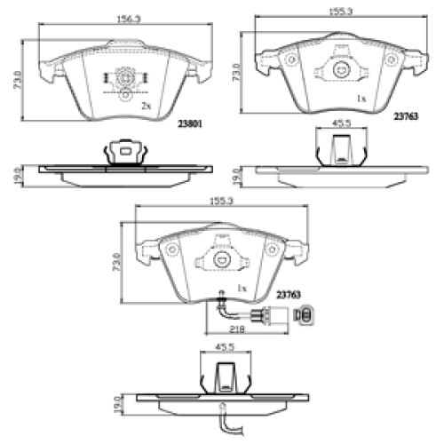 DriveTec Brake Pads DBPPAD2032