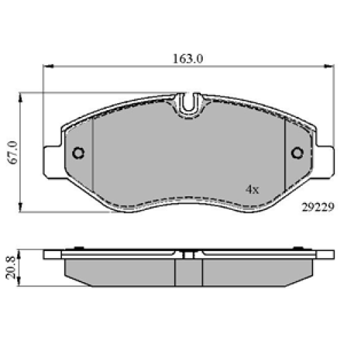 DriveTec Brake Pads DBPPAD2039