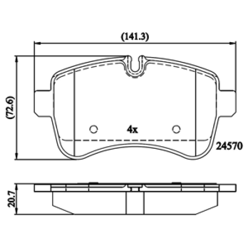DriveTec Brake Pads DBPPAD2040