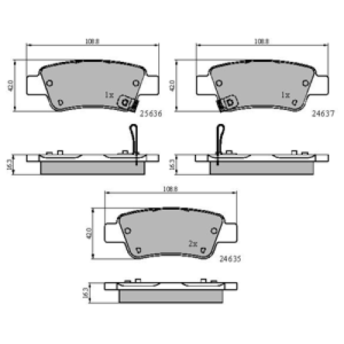 DriveTec Brake Pads DBPPAD2047