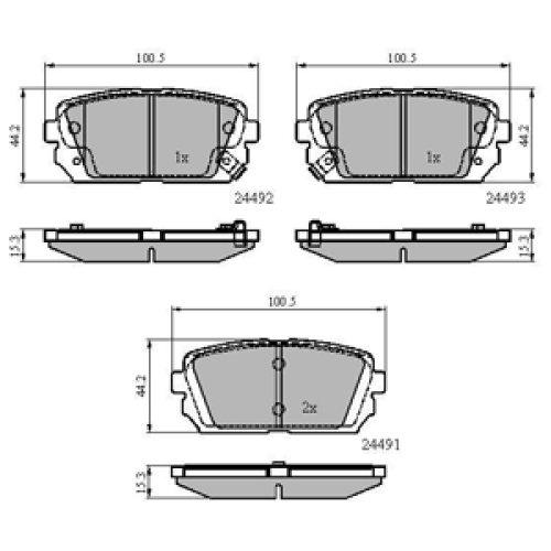 DriveTec Brake Pads DBPPAD2051