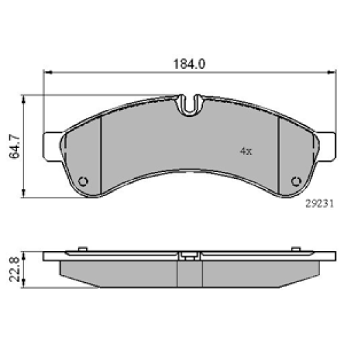 DriveTec Brake Pads DBPPAD2063