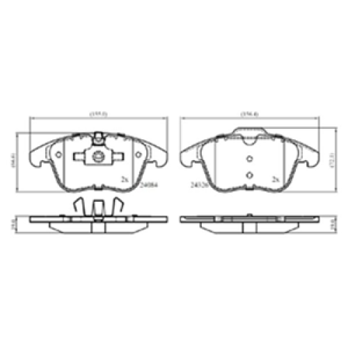DriveTec Brake Pads DBPPAD2065