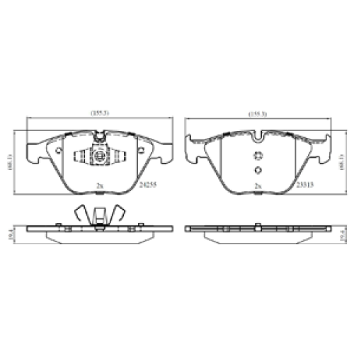DriveTec Brake Pads DBPPAD2067