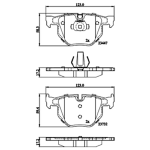 DriveTec Brake Pads DBPPAD2068