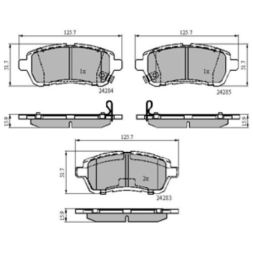 DriveTec Brake Pads DBPPAD2069