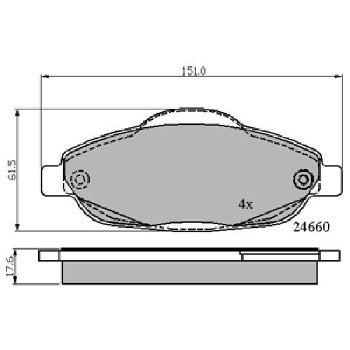 DriveTec Brake Pads DBPPAD2070