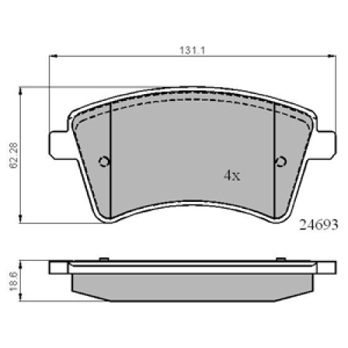 DriveTec Brake Pads DBPPAD2078